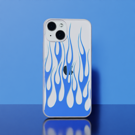 Aqua Flame - Soft Transparent Silicon Case