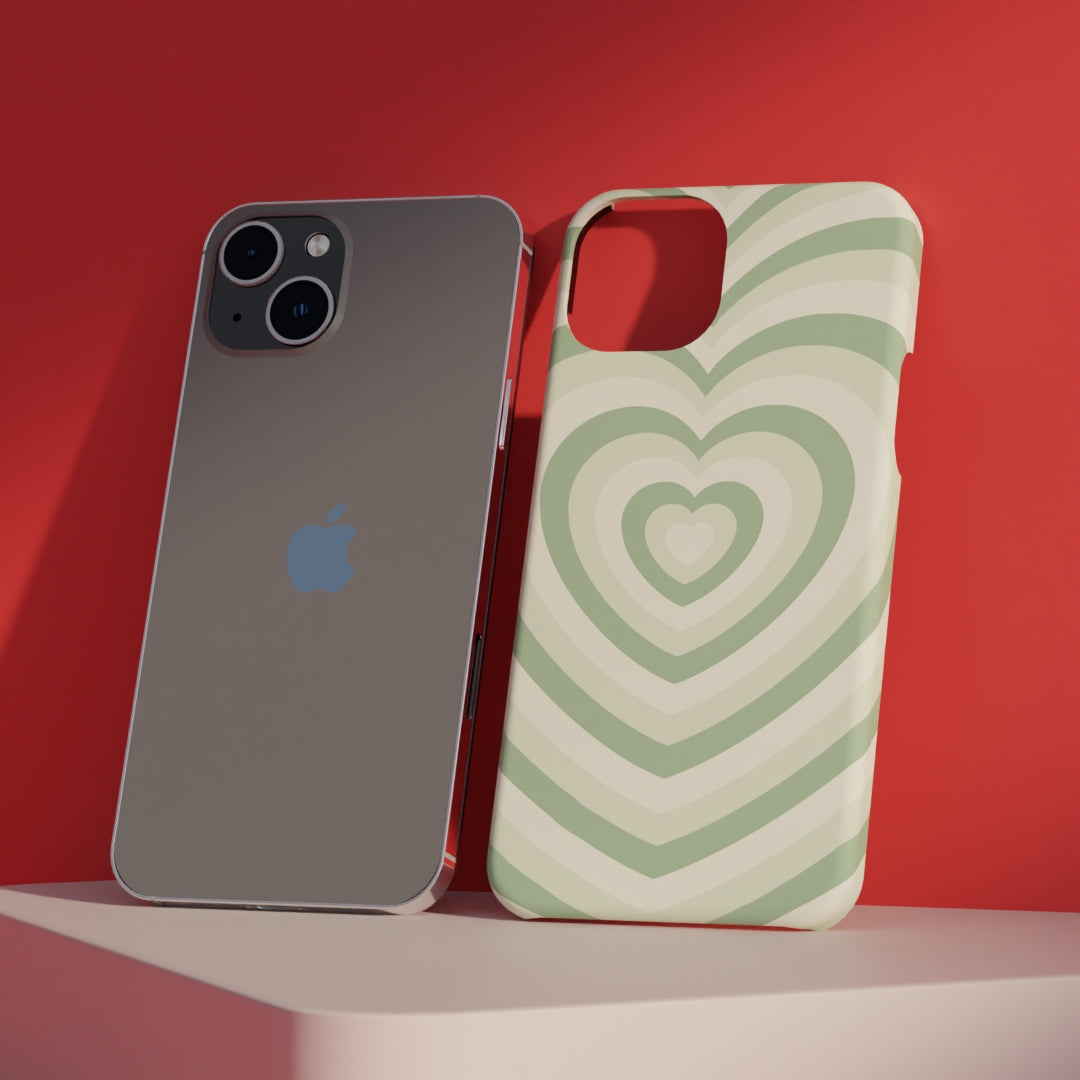 Green Heart - Matte Finished Phone case