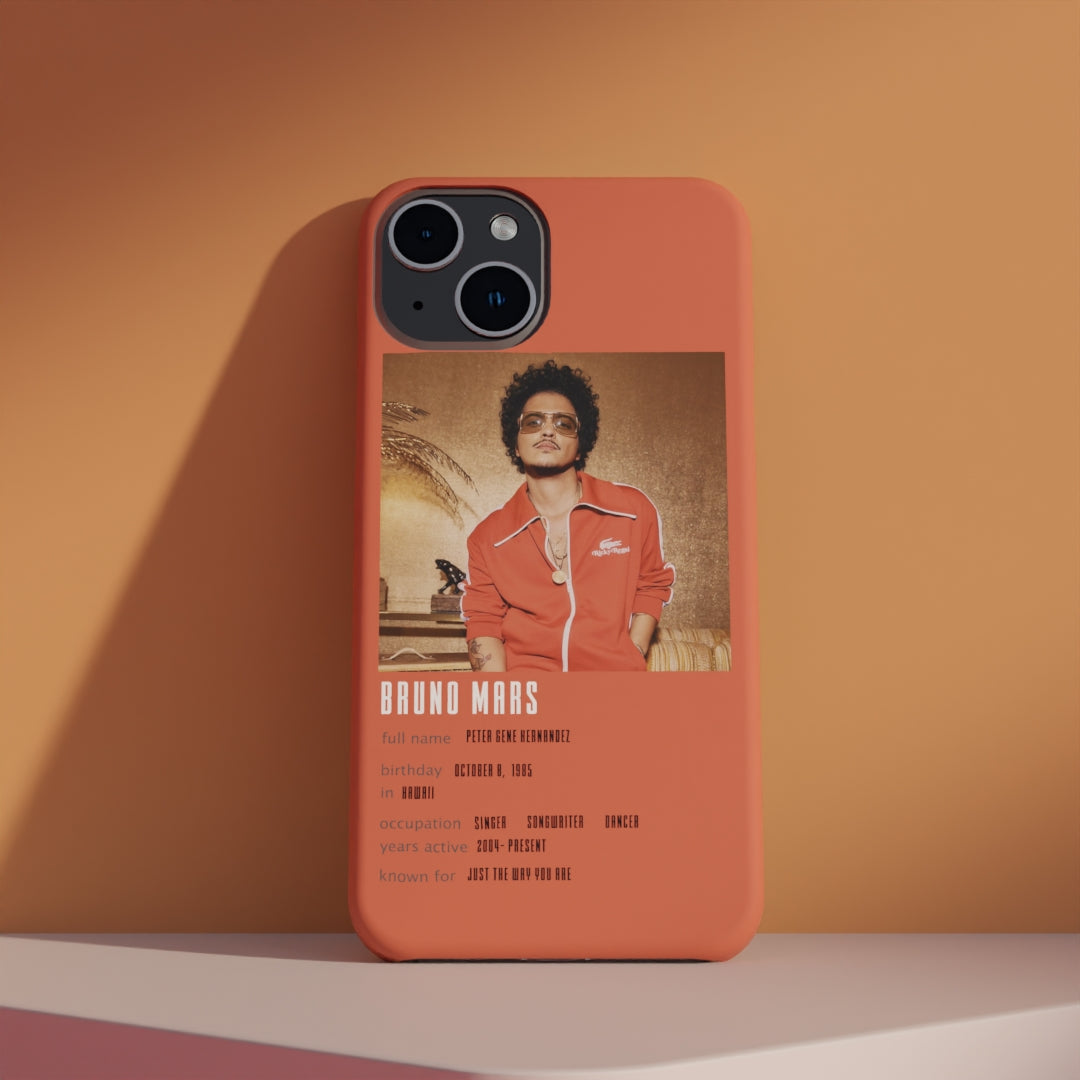 Special Edition - Bruno Mars Matte Finished Phone cases