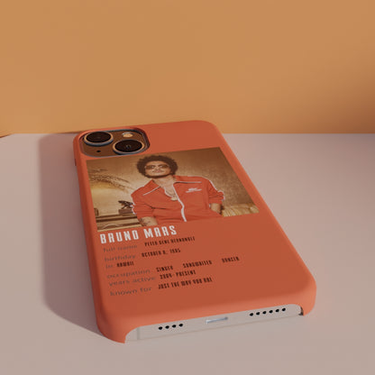 Special Edition - Bruno Mars Matte Finished Phone cases