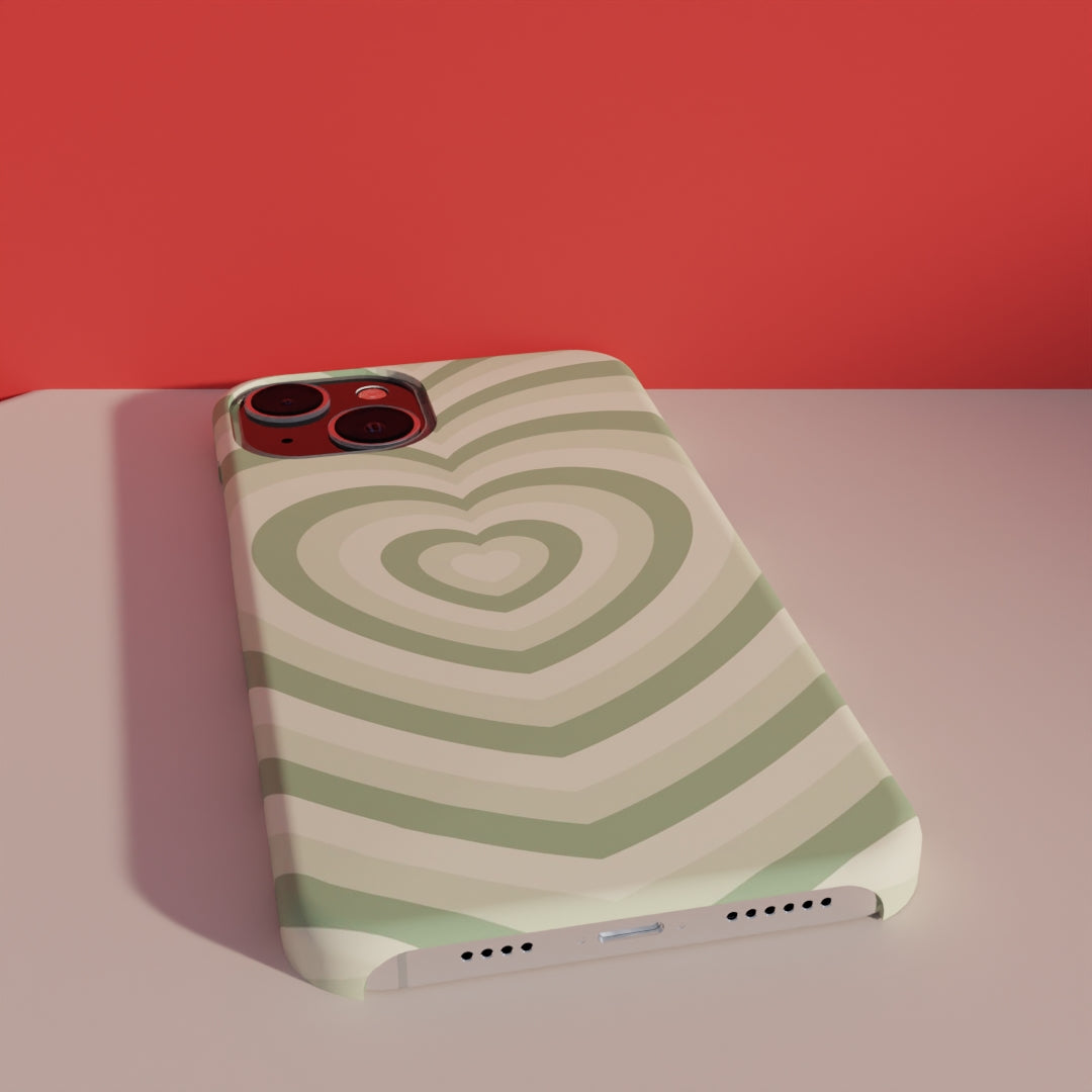 Green Heart - Matte Finished Phone case