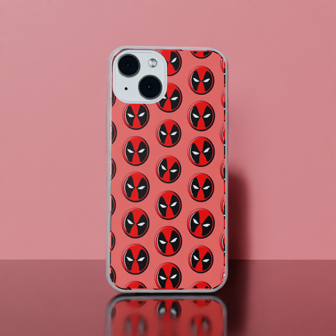 Deadpool Pattern - Soft Transparent Silicon Case