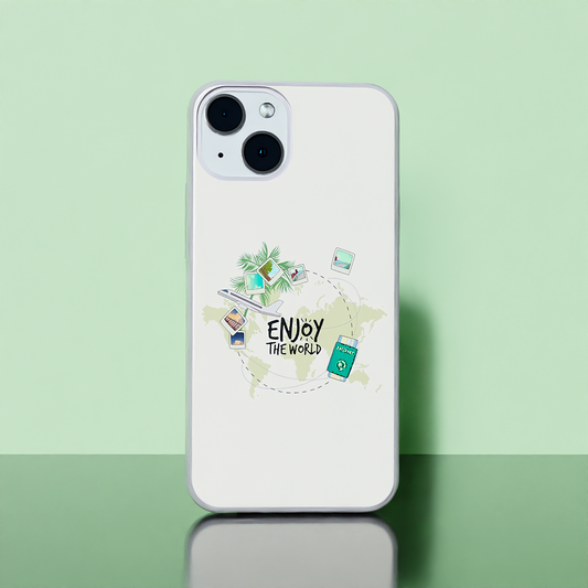 Enjoy The World - Soft Transparent Silicon Case