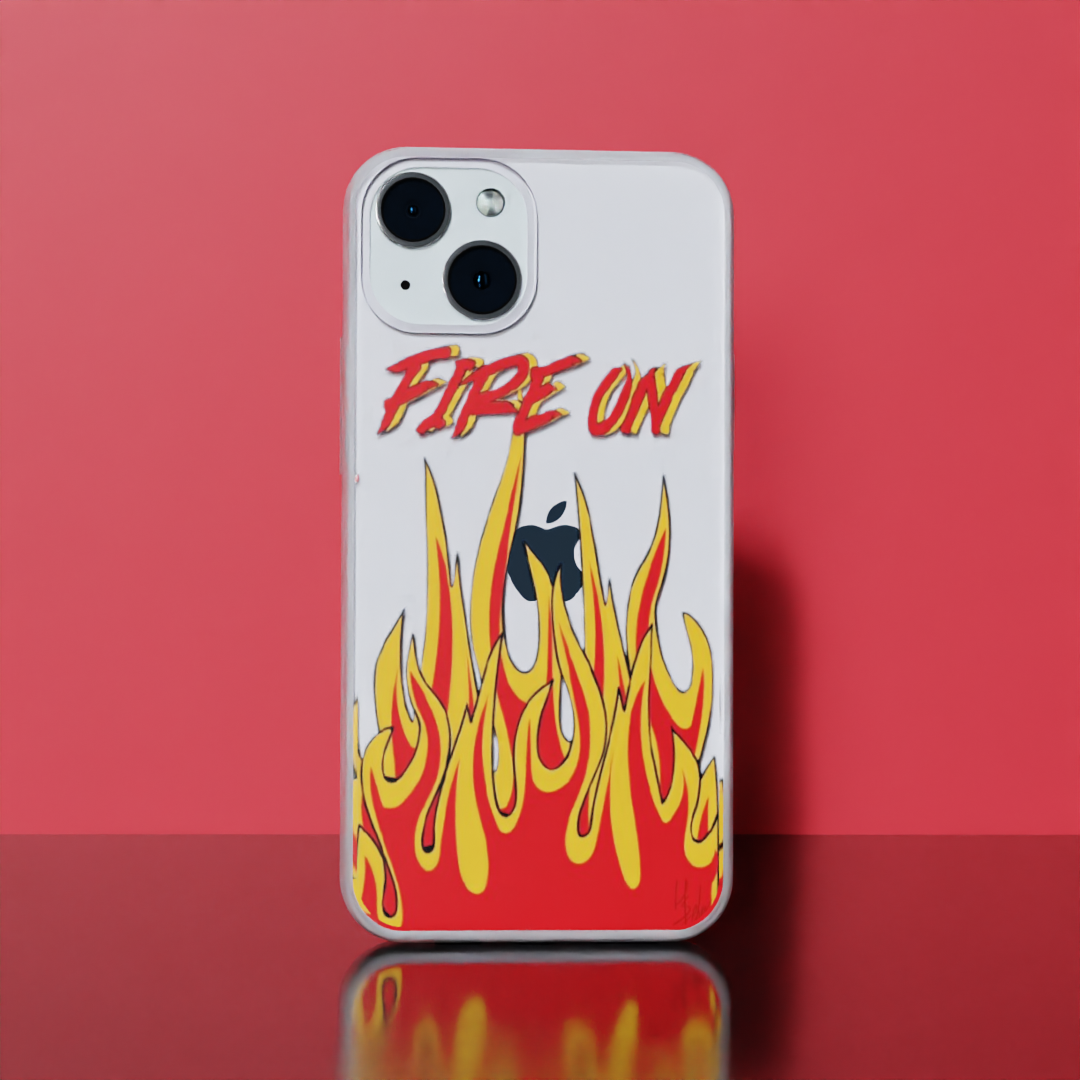 Fire On - Soft Transparent Silicon Case