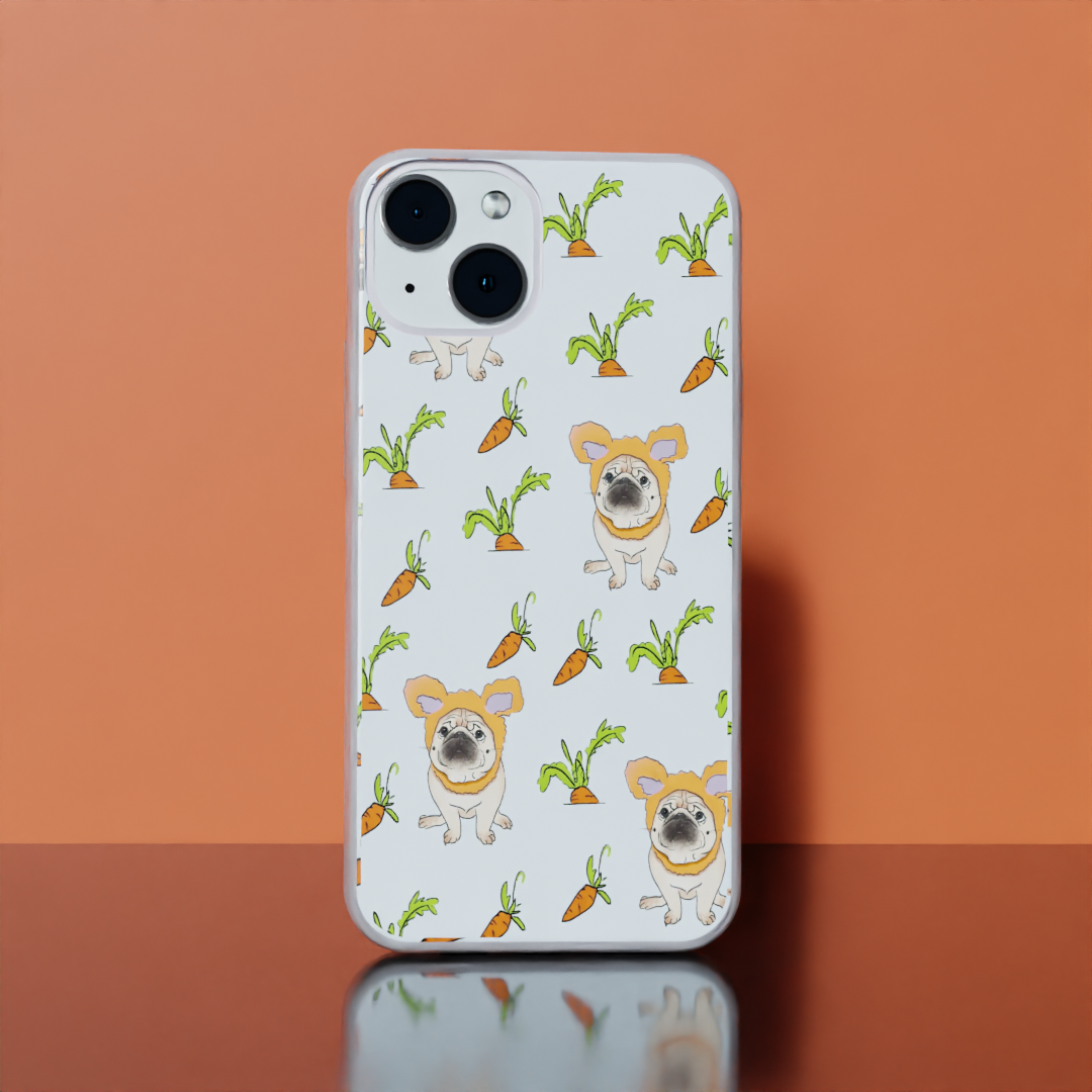 Furry Bunny - Soft Transparent Silicon Case