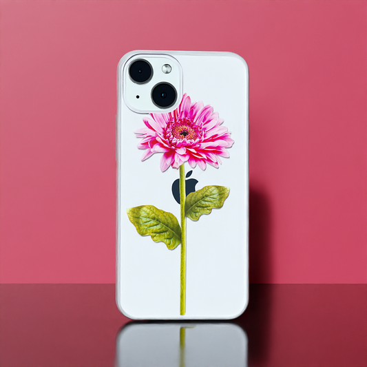 Gerbera Glow - Soft Transparent Silicon Case