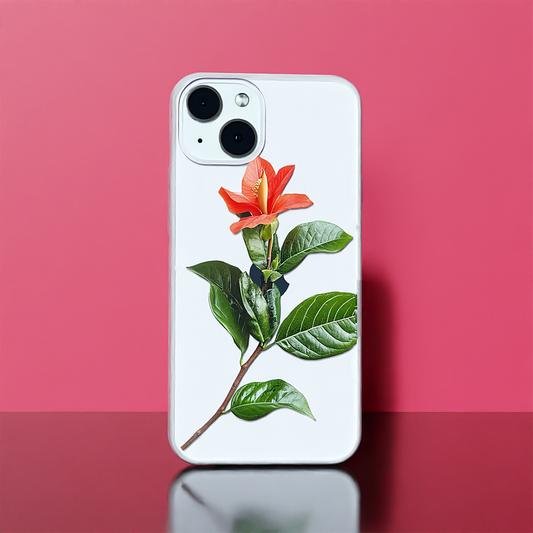 Hibiscus Harmony - Soft Transparent Silicon Case