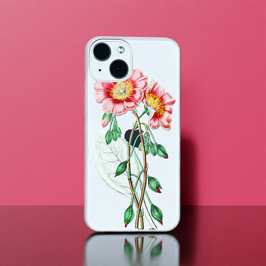 Hibiscus Haven - Soft Transparent Silicon Case