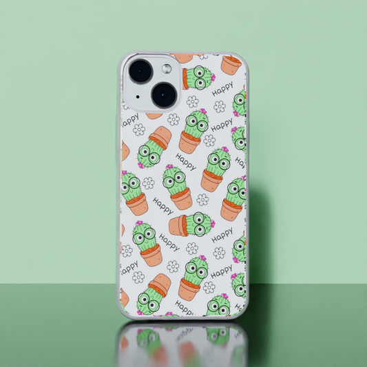 Little Cactus - Soft Transparent Silicon Case