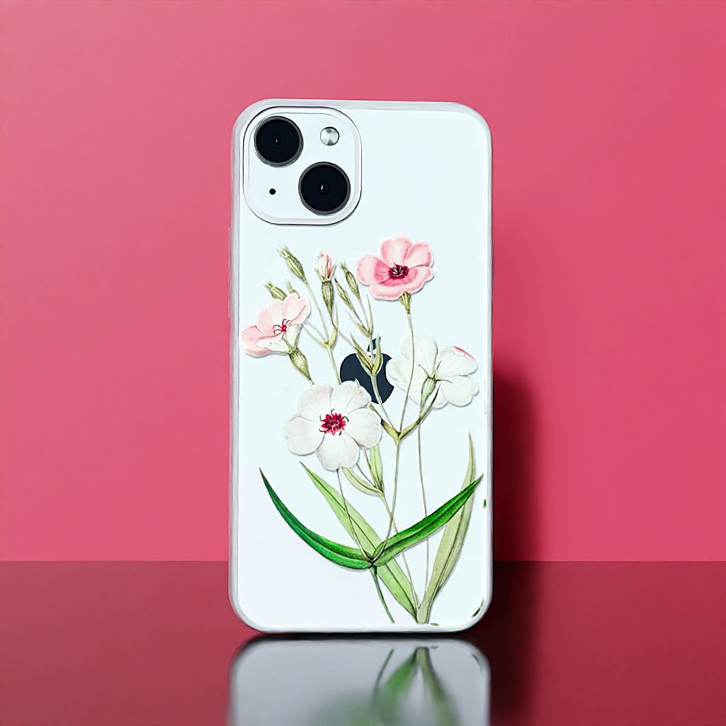 Peony Paradise - Soft Transparent Silicon Case