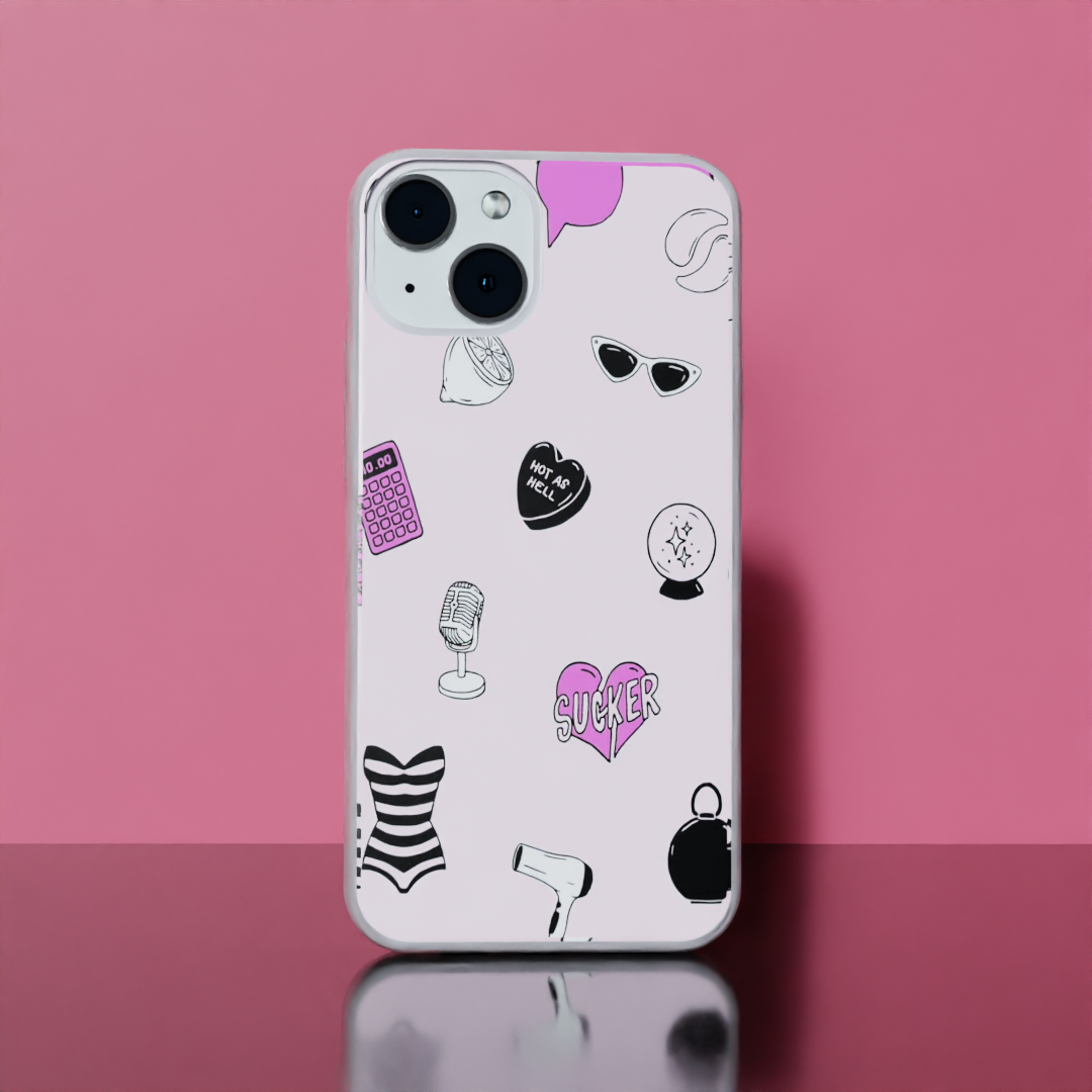 Pink Whisper - Soft Transparent Silicon Case