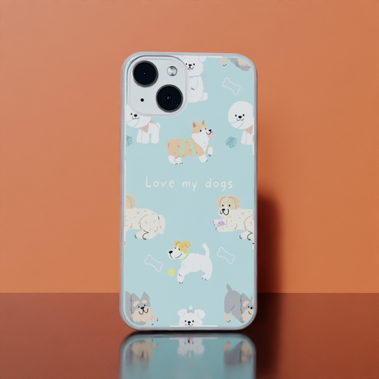 Playful Pooch - Soft Transparent Silicon Case