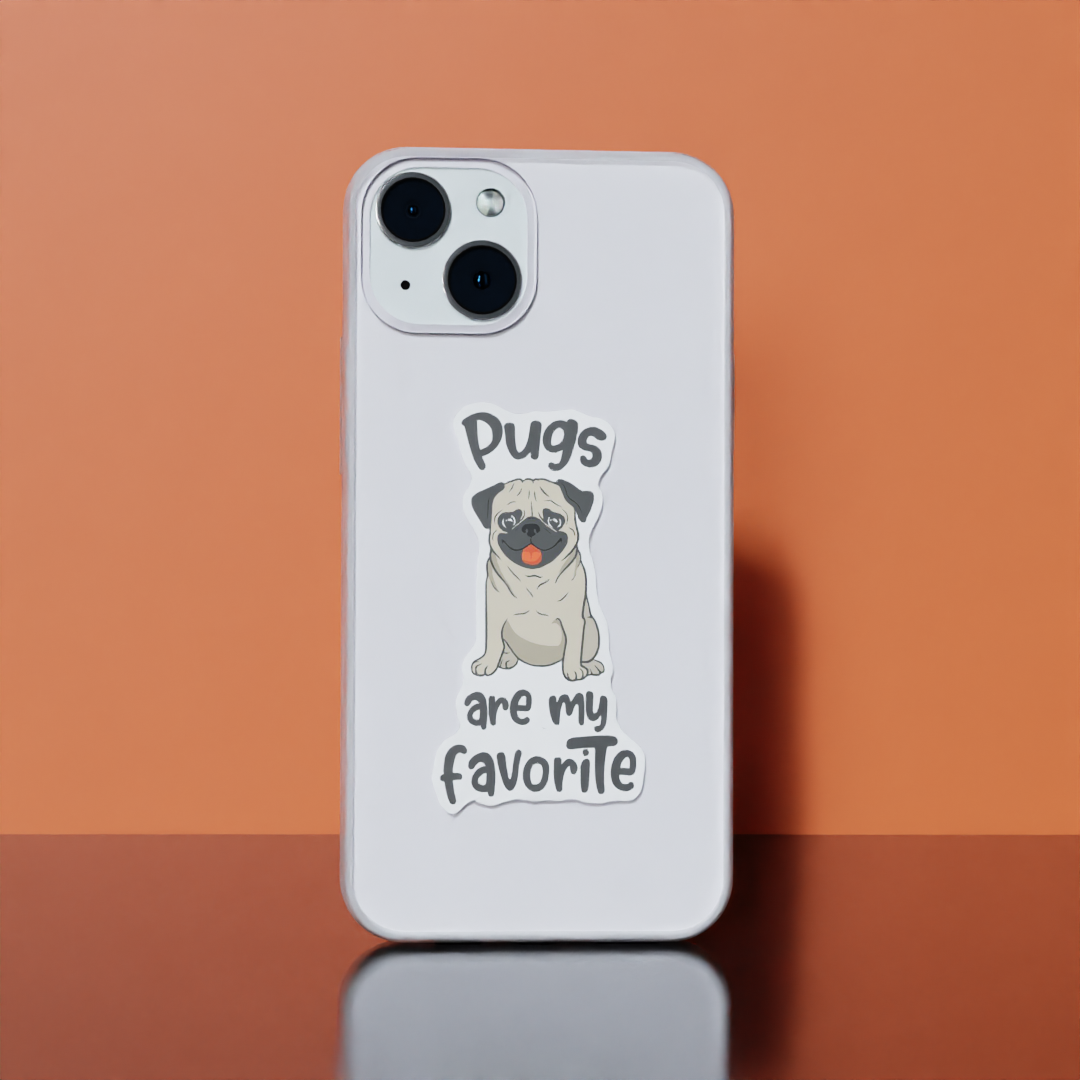 Pugs Are My Favorite - Soft Transparent Silicon Case