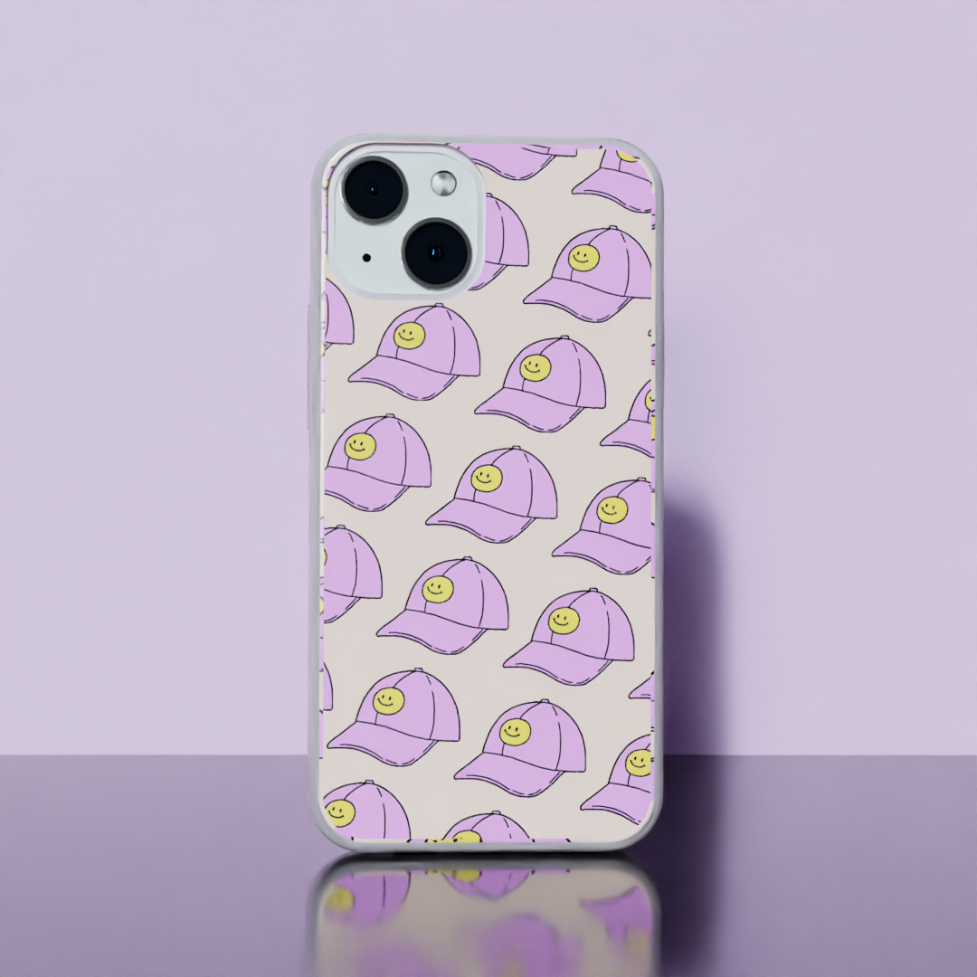 Purple Love Hats  - Soft Transparent Silicon Case