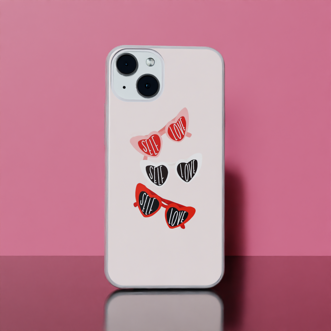 Sassy Love Glasses - Soft Transparent Silicon Case