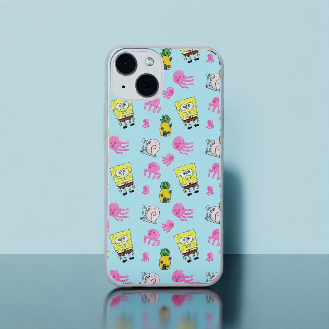 Sponge Bob Adventure  - Soft Transparent Silicon Case