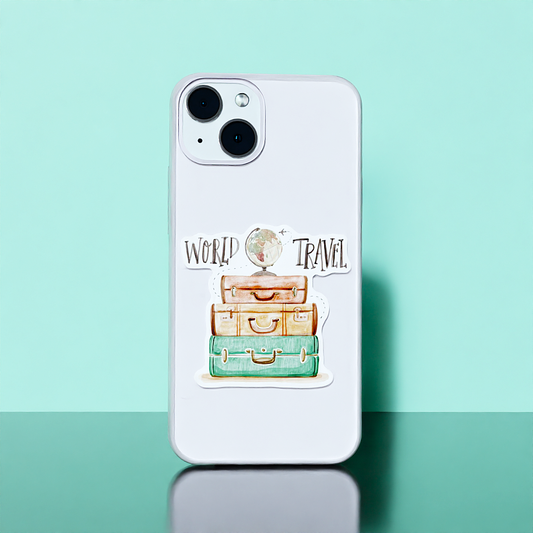 World Travel - Soft Transparent Silicon Case