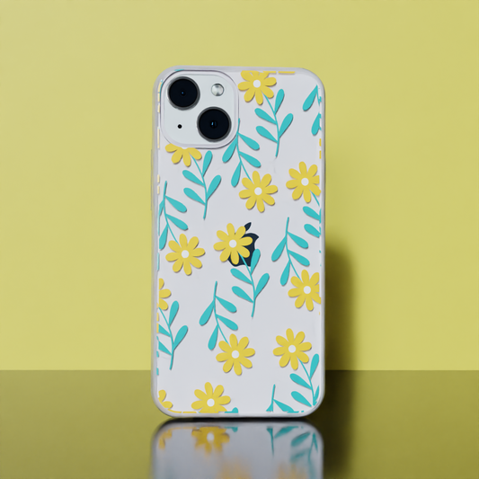 Sunlit Bloom - Soft Transparent Silicon Case